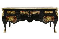 Lot 994 - A massive boullework and gilt mounted desk