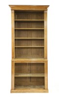 Lot 1098 - A Victorian and later satin wood bookcase