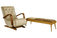 Lot 987 - A 1930's 'Art Deco' easy chair