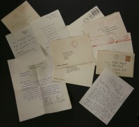 Lot 85 - Signed letters from Politicians: 1- Two letters Signed