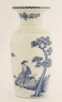 Lot 1569 - A Japanese Hirado blue and white vase