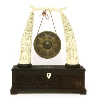 Lot 1001 - A Burmese gong stand
