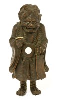 Lot 1416 - A Japanese carved wood figure