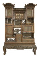 Lot 1417 - A Japanese display cabinet
