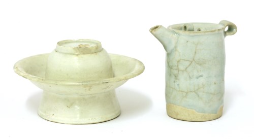 Lot 1039 - A Chinese Qingbai cup stand