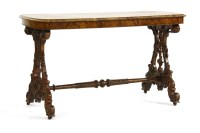 Lot 1078 - A mid 19th century burr walnut occasional table