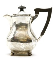 Lot 416 - A silver Mappin and Webb coffee pot