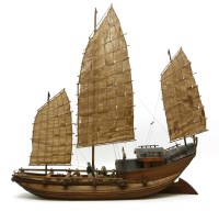 Lot 785 - A model of a Chinese junk