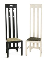 Lot 94 - Two Charles Rennie Macintosh high-backed chairs