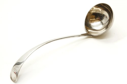 Lot 308 - A silver ladle