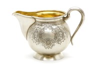 Lot 409 - A 19th century Russian silver cream jug