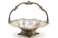 Lot 407 - A Victorian pierced silver bread basket