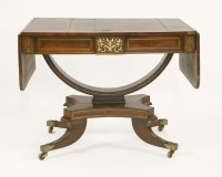 Lot 1102 - A Regency period rosewood sofa table