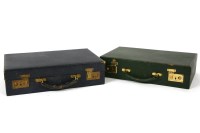 Lot 641 - Two early to mid 20th century writing cases