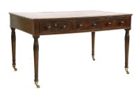 Lot 1161 - A mahogany library table