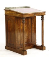Lot 982 - An early to mid 19th century Irish Mahogany davenport desk