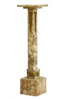 Lot 1080 - A late 19th century marble pedestal