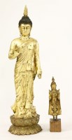 Lot 397 - A Thai gilt bronze Shakyamuni