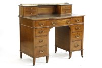 Lot 965 - An Edwardian mahogany writing desk