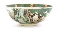 Lot 1495 - A Chinese famille verte bowl