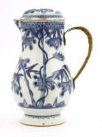 Lot 1539 - A Chinese Blue and white beer jug