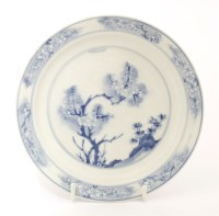 Lot 1065 - A Chinese blue and white dish