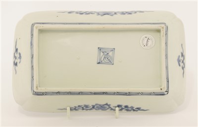 Lot 206 - A Japanese blue and white dish