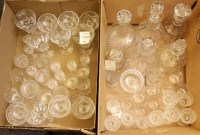 Lot 687 - A quantity of cut glass decanters and drinking glasses