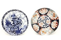 Lot 788 - Two Japanese wall plates