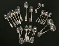 Lot 282 - Georgian silver cutlery
