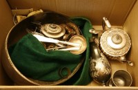 Lot 493 - Silver plated items