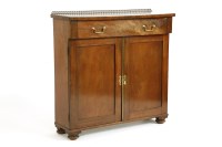 Lot 937 - A Regency mahogany side cabinet