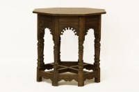 Lot 1036 - An octagonal oak centre table