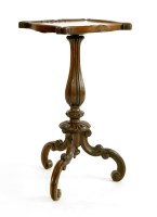 Lot 1200 - A rosewood lamp table