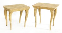 Lot 479 - A pair of scumbled occasional tables
