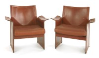 Lot 627 - A pair of Korium armchairs