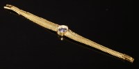 Lot 238 - A ladies' 18ct gold Omega Le Locle mechanical bracelet watch