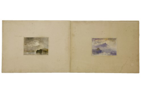 Lot 862 - Two Elijah Walton watercolours of landscapes