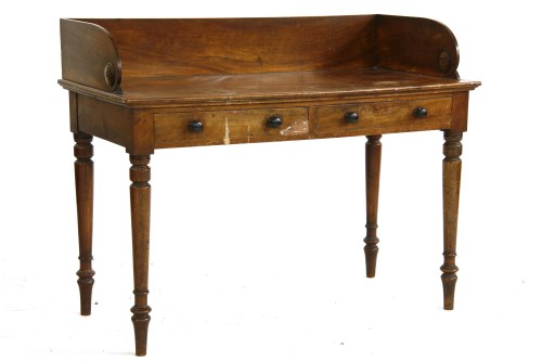 Lot 940 - A Victorian mahogany writing table