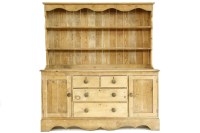 Lot 976 - A Victorian pine dresser