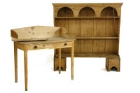 Lot 941A - A pine washstand