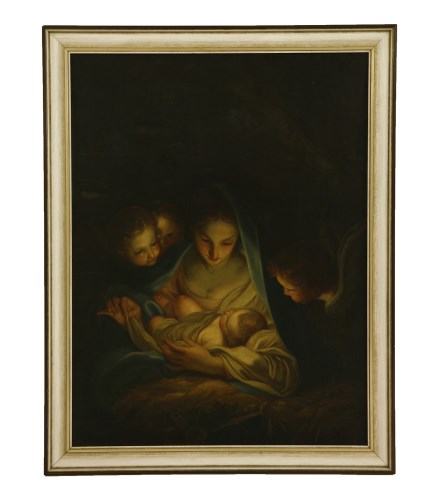 Lot 853 - Madonna and Child
 Oil on canvas
100.5cm x 75cm