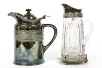 Lot 489 - A Tiffany and Co silver plated water jug