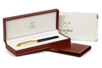 Lot 345 - A Cartier fountain pen with 18ct gold nib