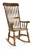Lot 1001 - A rocking chair