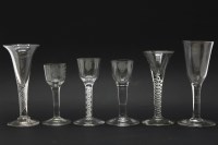 Lot 506 - Six wine glasses