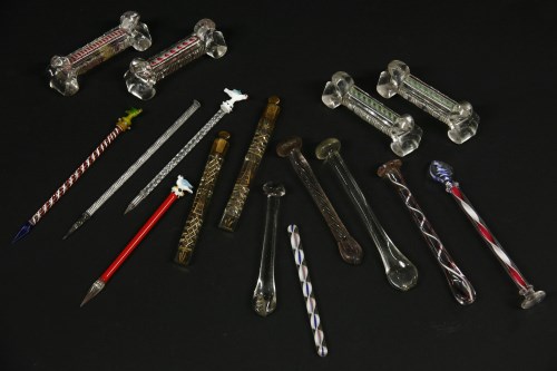 Lot 349 - A small collection of swizzle sticks