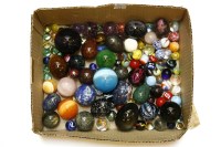 Lot 455 - A box of glass marbles