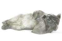 Lot 523 - A Royal Copenhagen reclining bear