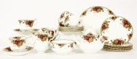 Lot 320 - A set of six Royal Albert Old Country Roses tea wares
